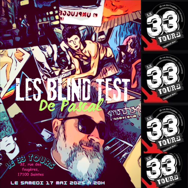<!-- wp:paragraph -->
<p>Le 33 Tours</p>
<!-- /wp:paragraph -->
<!-- wp:paragraph -->
<p>à 20h</p>
<!-- /wp:paragraph -->