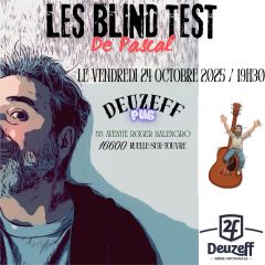 <!-- wp:paragraph -->
<p> 20h : PUB le Deuzeff - Ruelle-sur-touvre</p>
<!-- /wp:paragraph -->